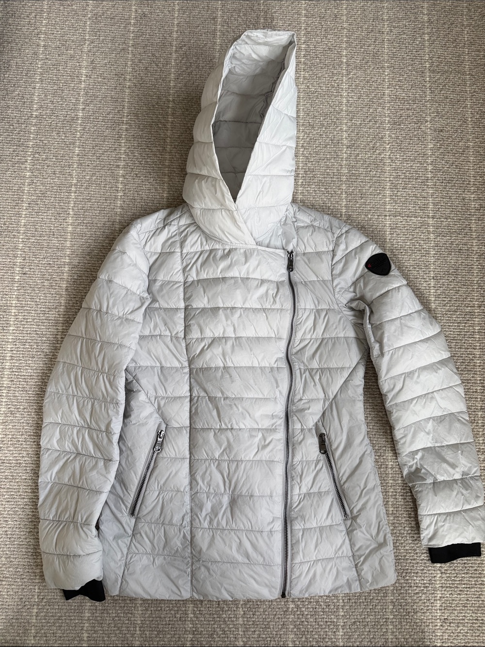 Pajar light gray Hooded Women's Jacket size medium